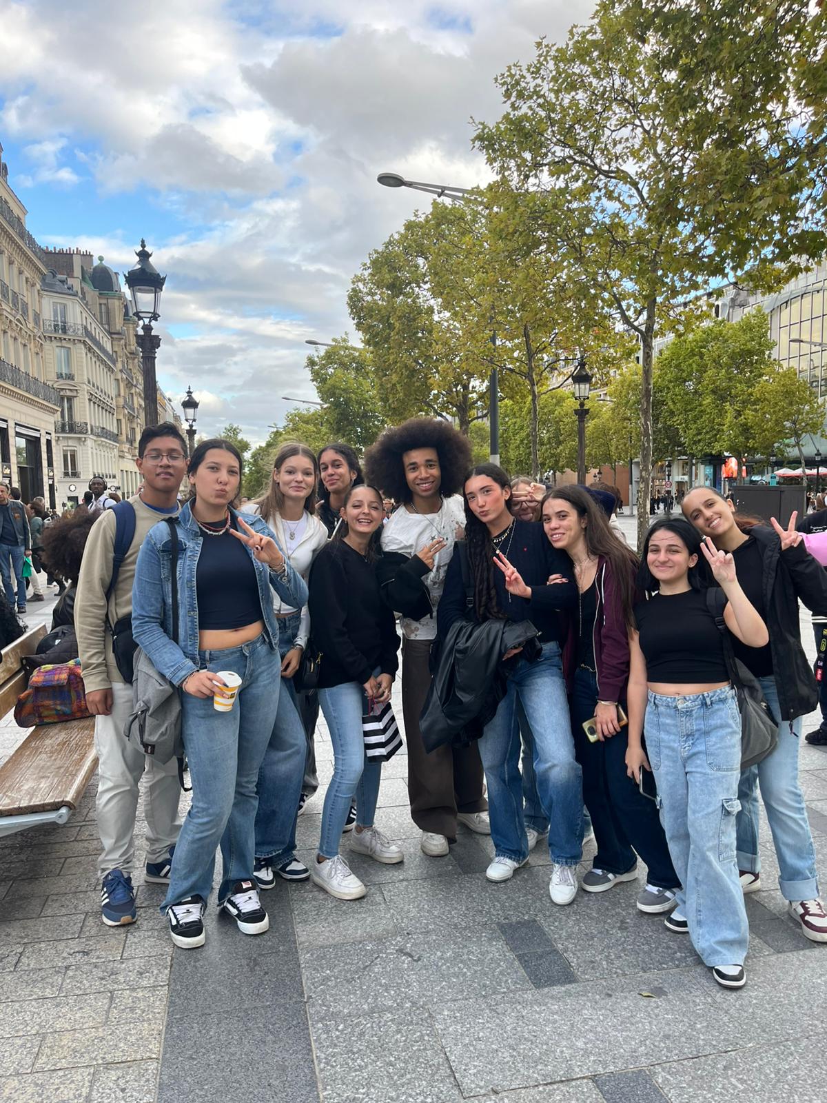 Incontro sugli Champs-Elysées con  Noel Robinson