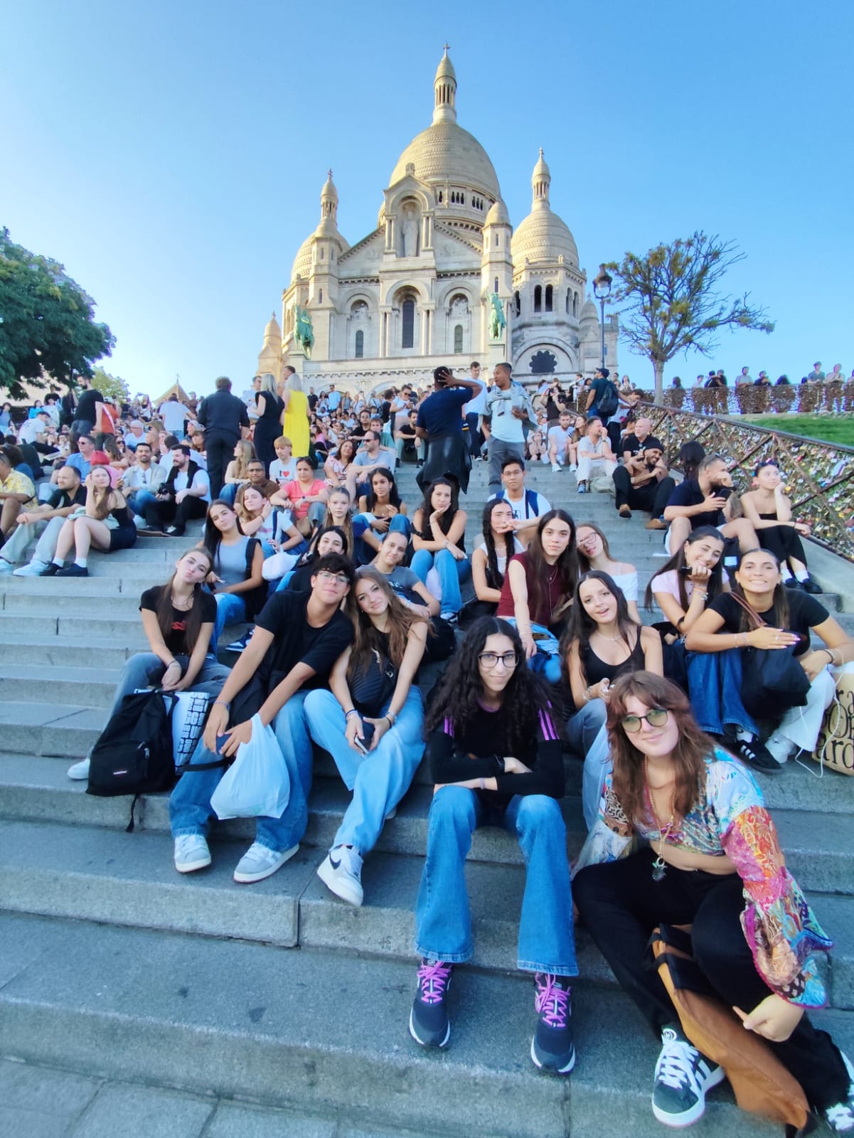 Ai piedi del  Sacré-Coeur