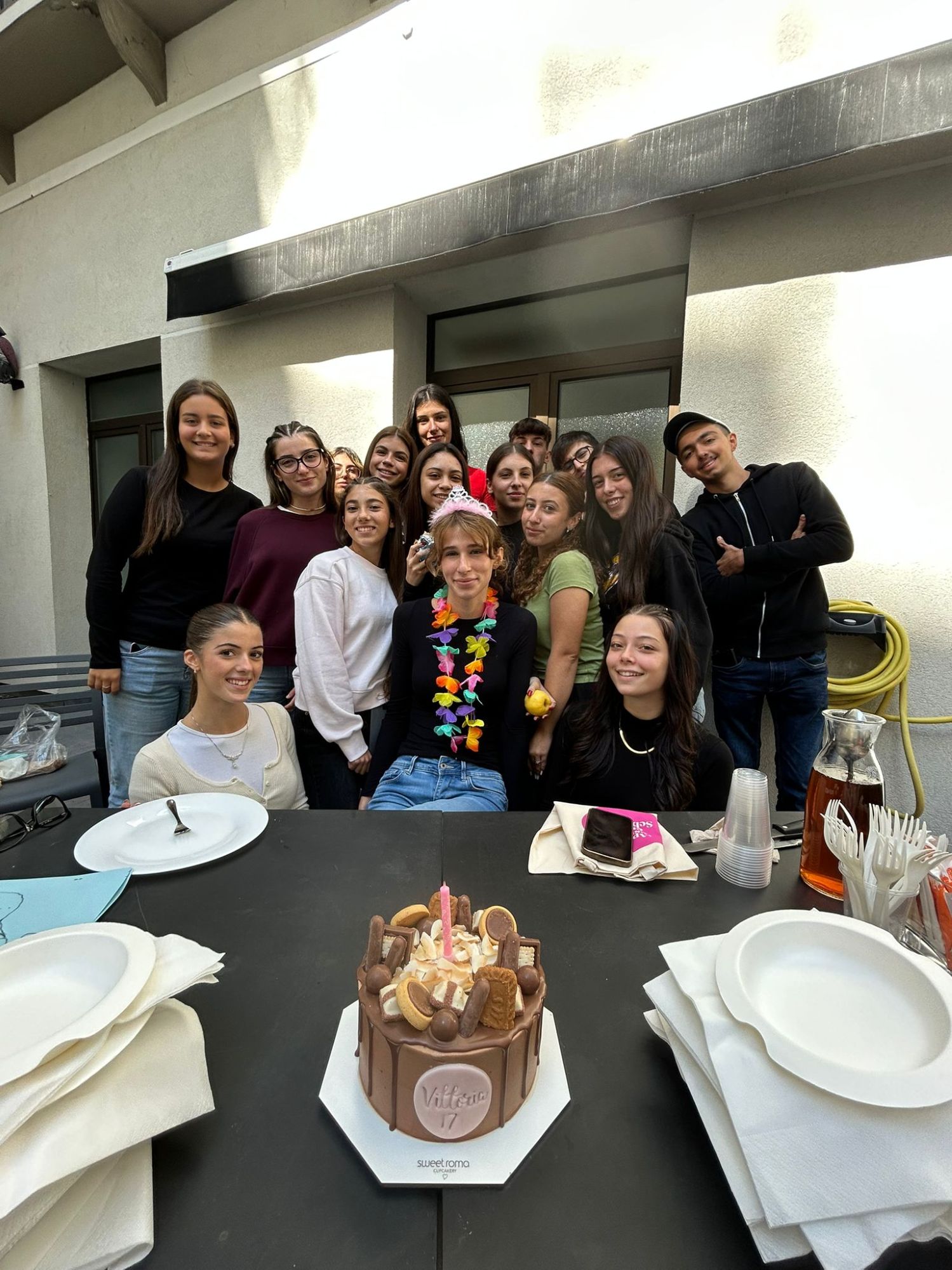 Festejando el cumple de Vittoria