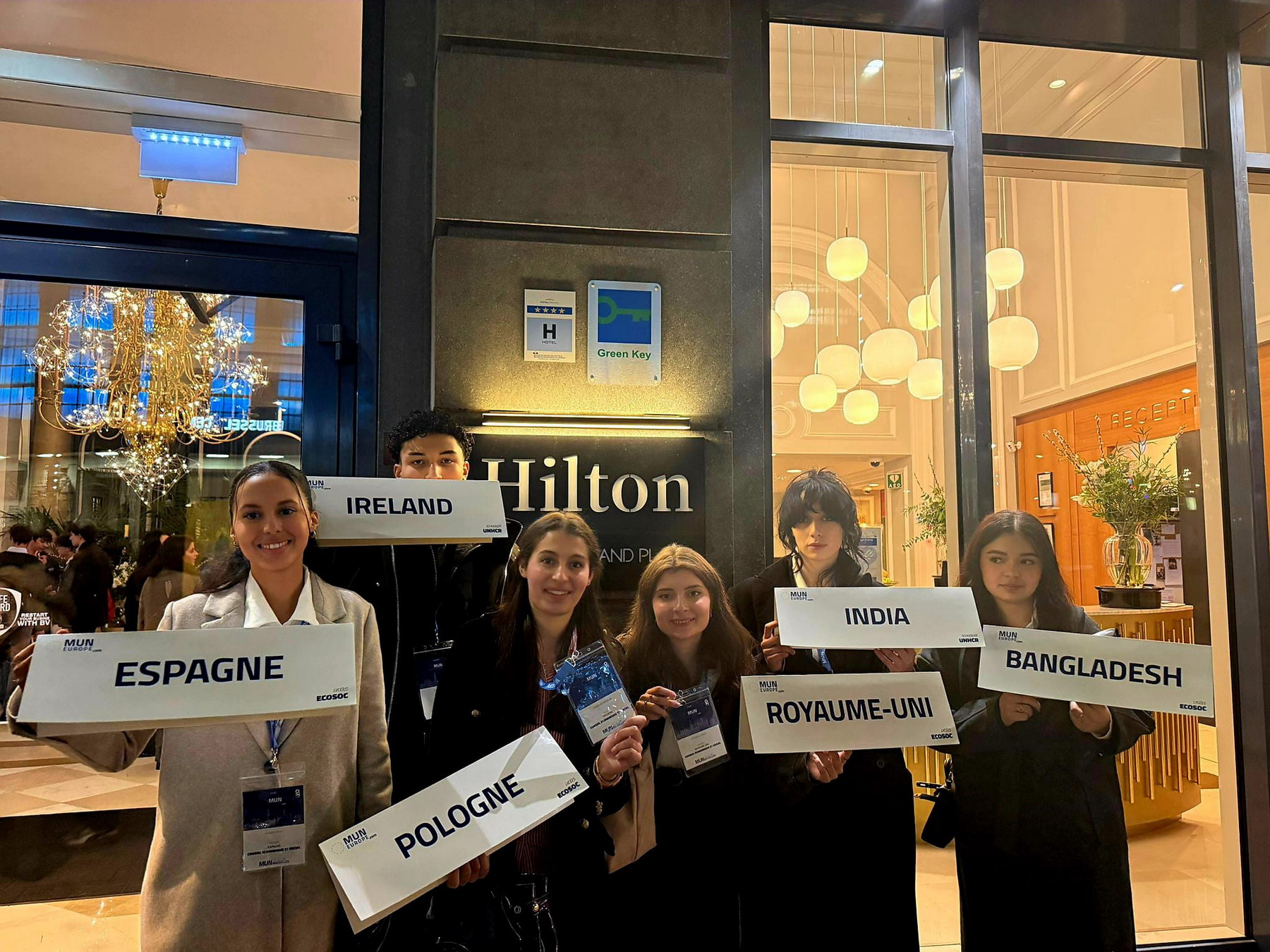 Hotel Hilton Brussels Grand Place: la sede in cui i delegati, durante i tre giorni, sono stati impegnati nei lavori di commissione